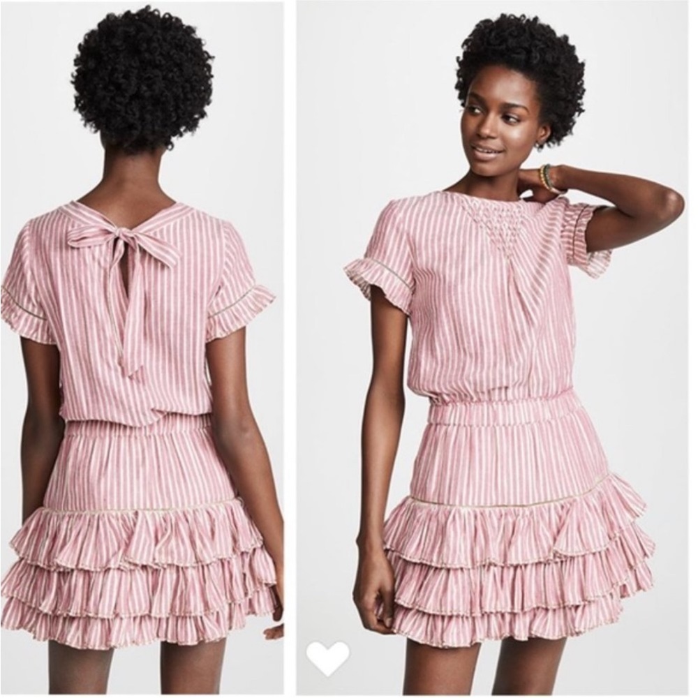 Misa Los Angeles Yulissa Striped Mini Dress Size XS